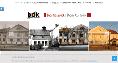 Desktop Screenshot of bdkbartoszyce.pl
